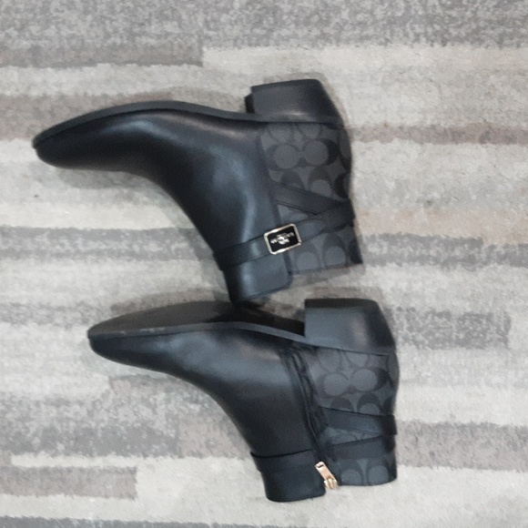 Coach Shoes - Coach Black leather ankle boots